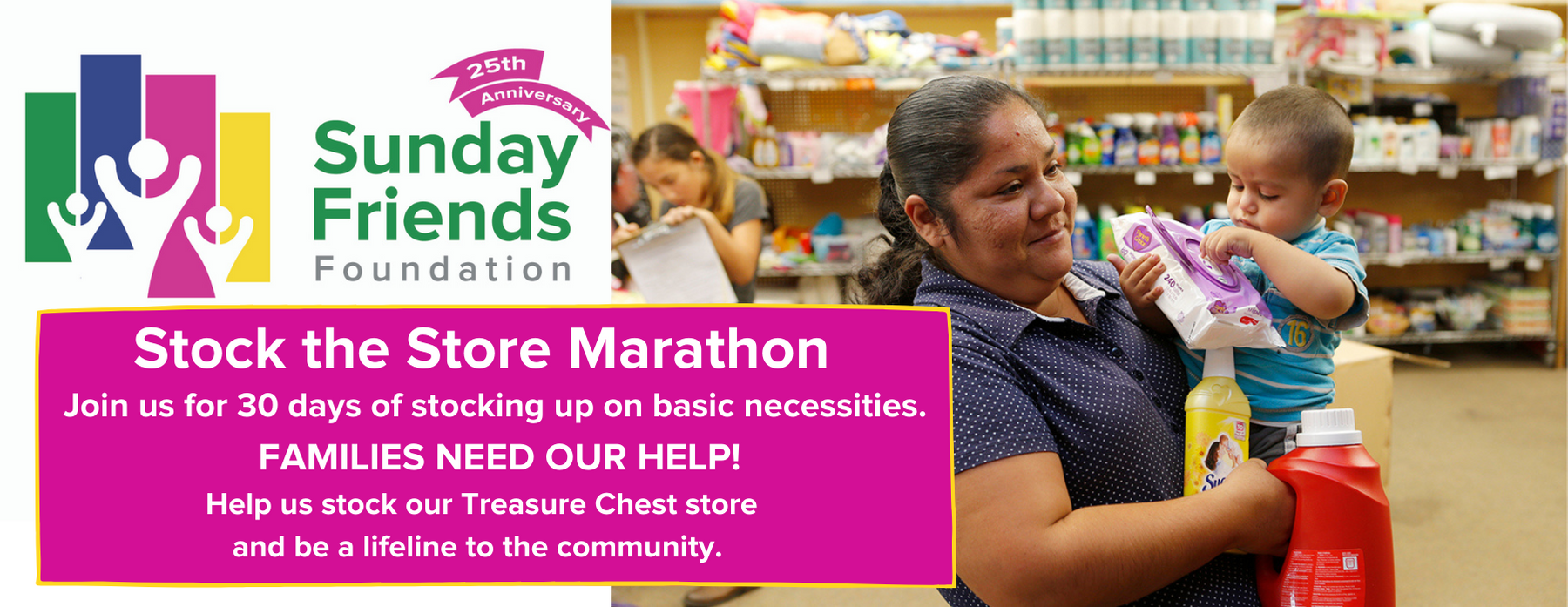 Sunday Friends Stock the Store Marathon!